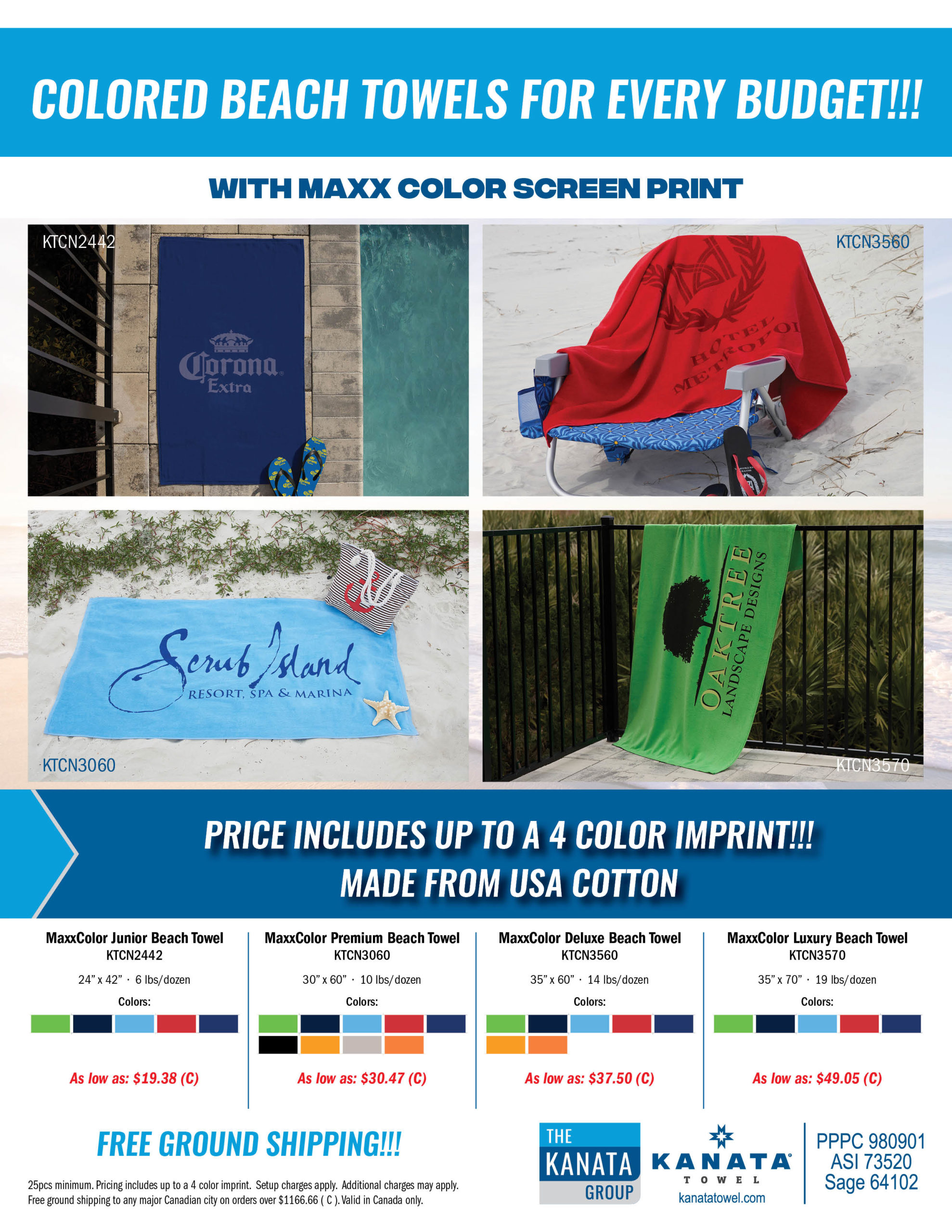 Colored Beach Towels For Every Budget!